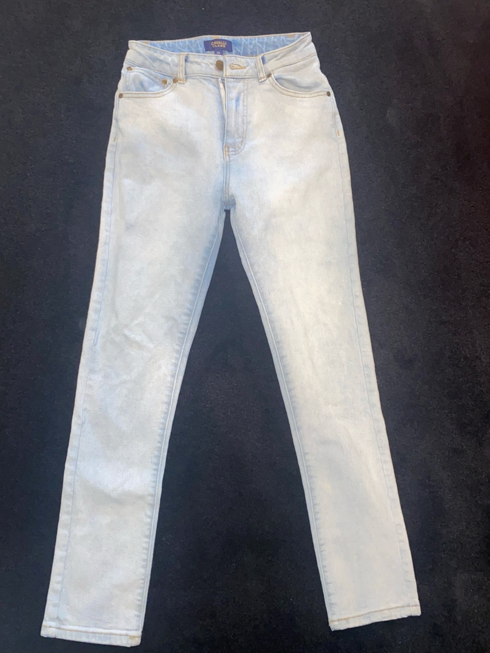 Cavalli Class Light Blue Skinny Jeans